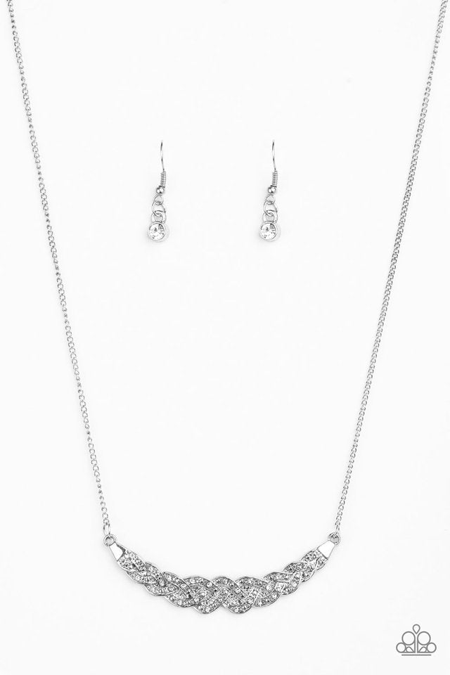 Whatever Floats Your YACHT - White  ~ Paparazzi Everyday/Princess (18") Necklace