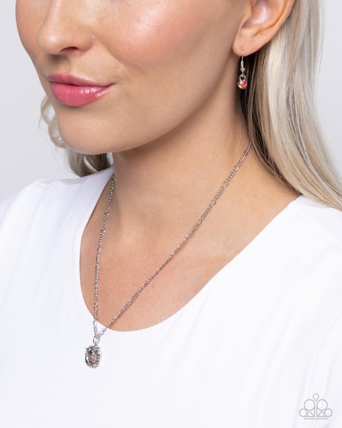 Where Do BUTTERFLIES Go? - Orange  Necklace