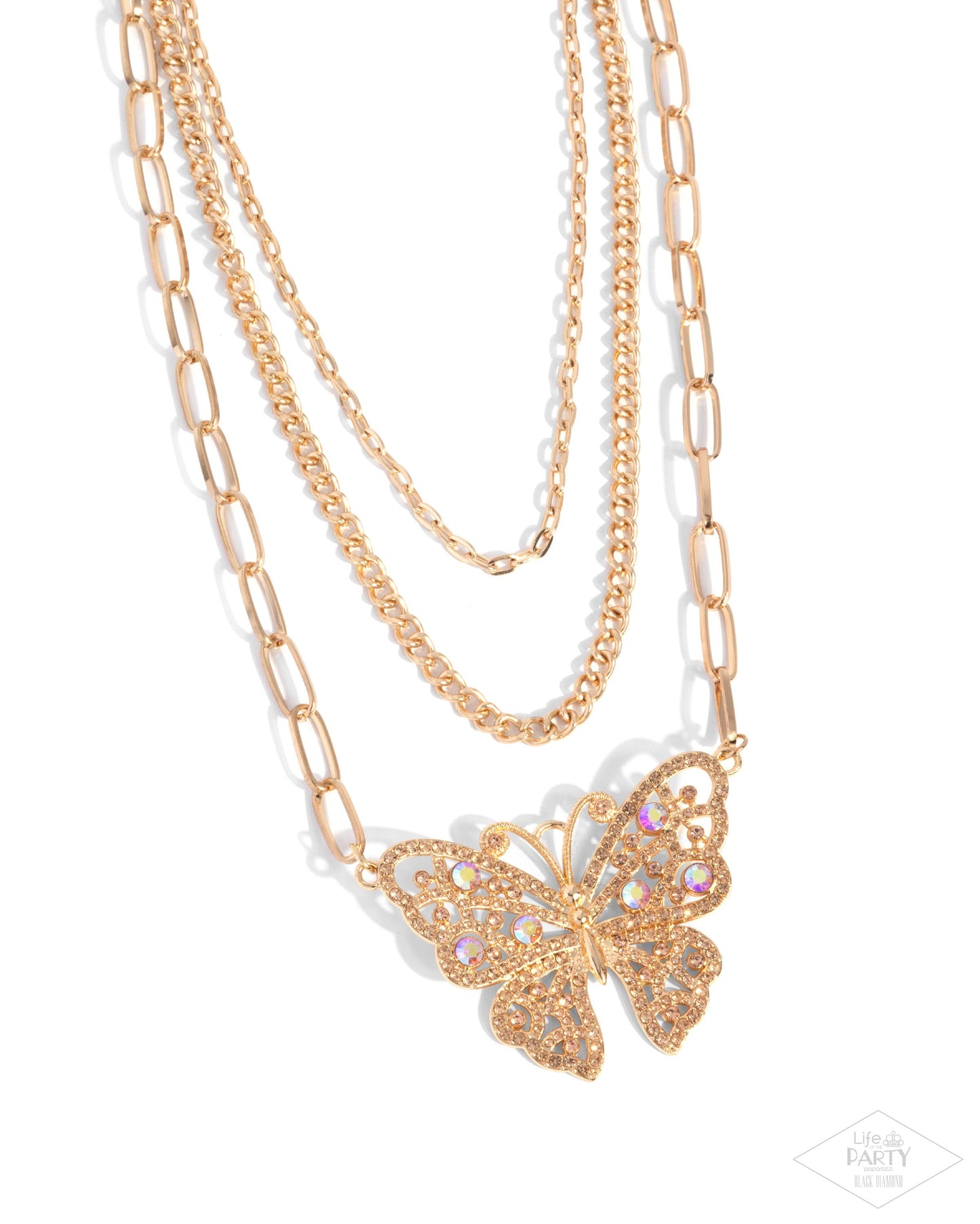 Winged Wonder - Gold Neclace