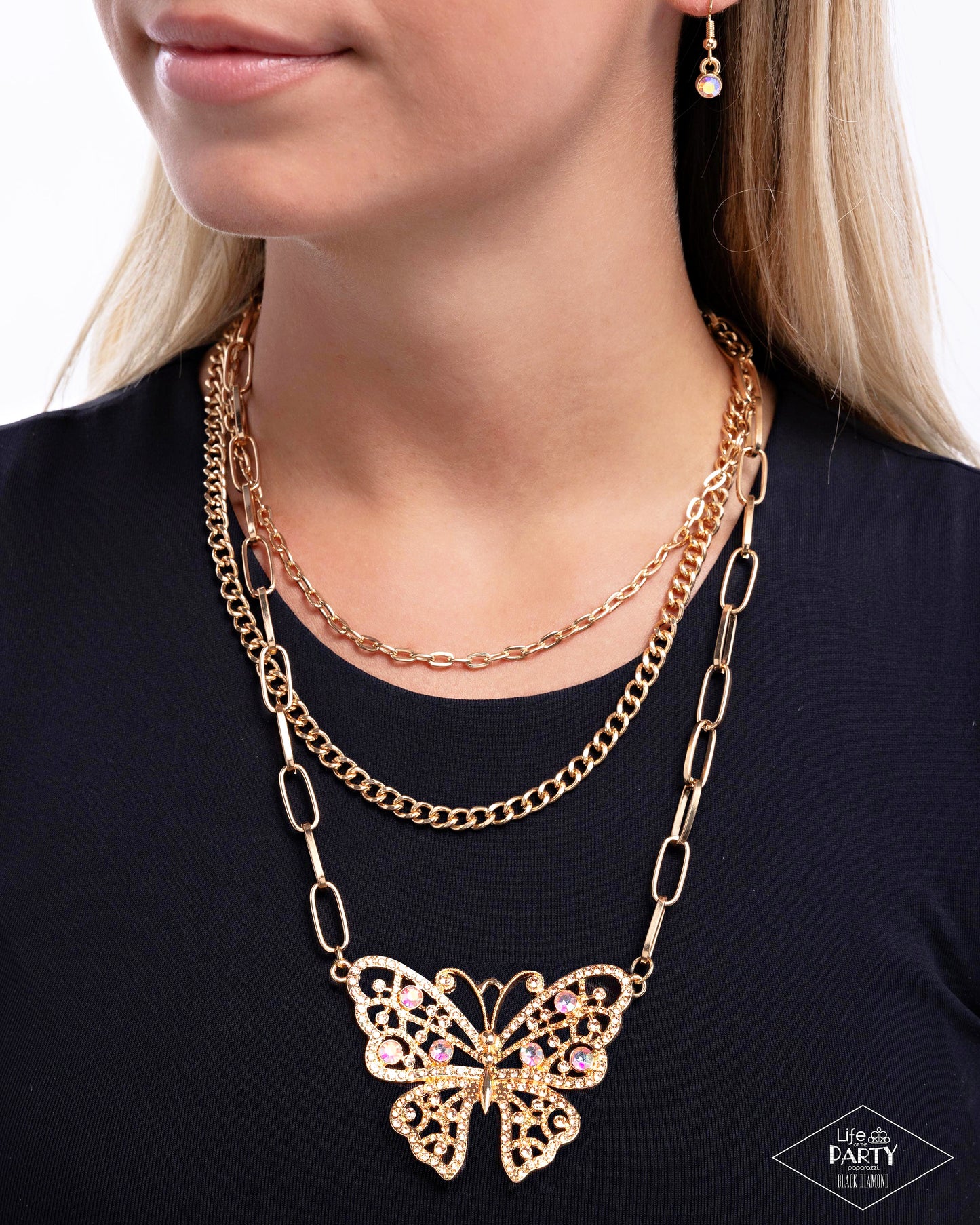 Winged Wonder - Gold Neclace