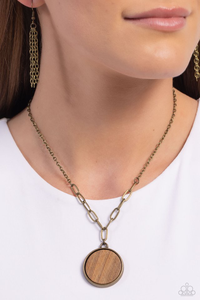 WOODnt Dream of It – Brass Necklace
