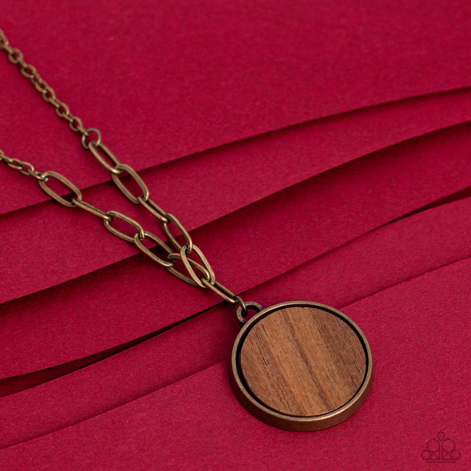 WOODnt Dream of It – Brass Necklace