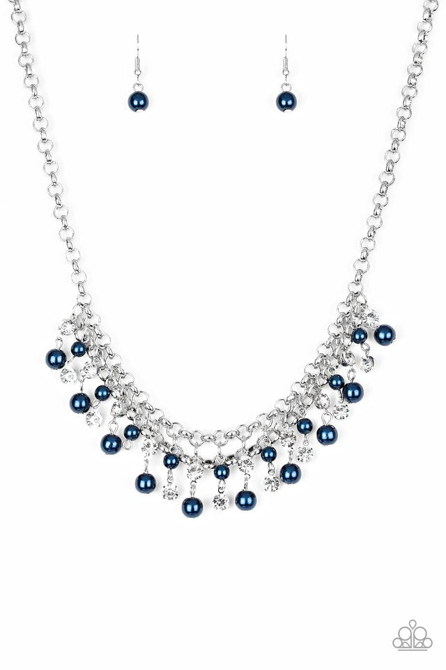 You May Kiss The Bride - Blue ~ Paparazzi Necklace