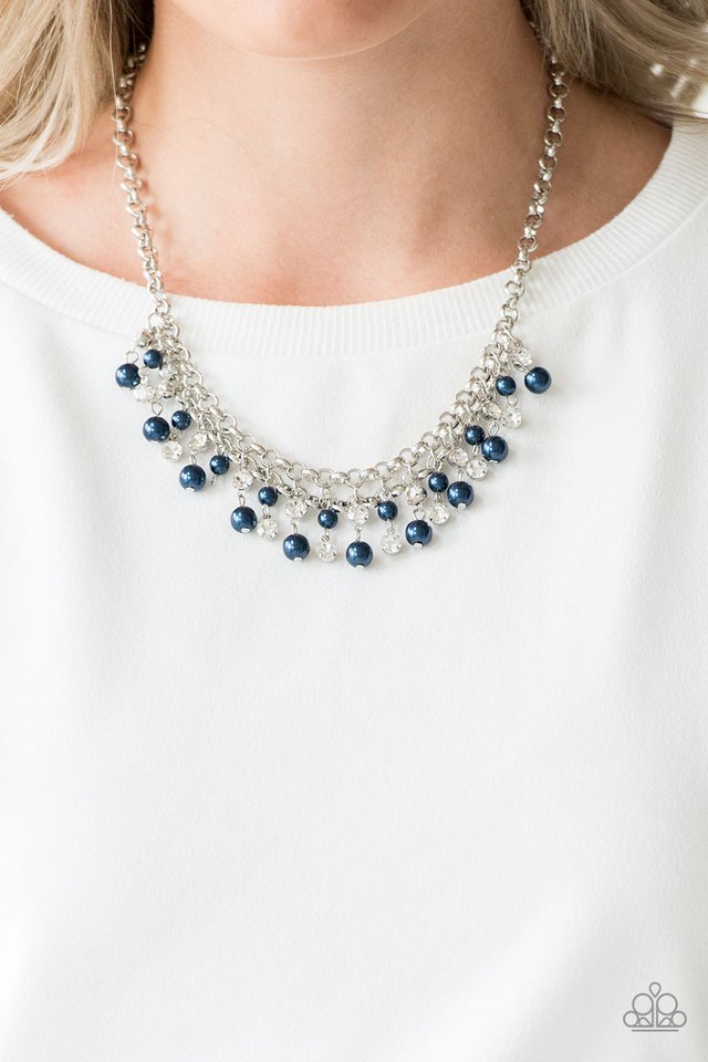 You May Kiss The Bride - Blue ~ Paparazzi Necklace